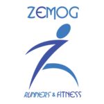 logo da marca zemog runners e fitness equipe de corrida